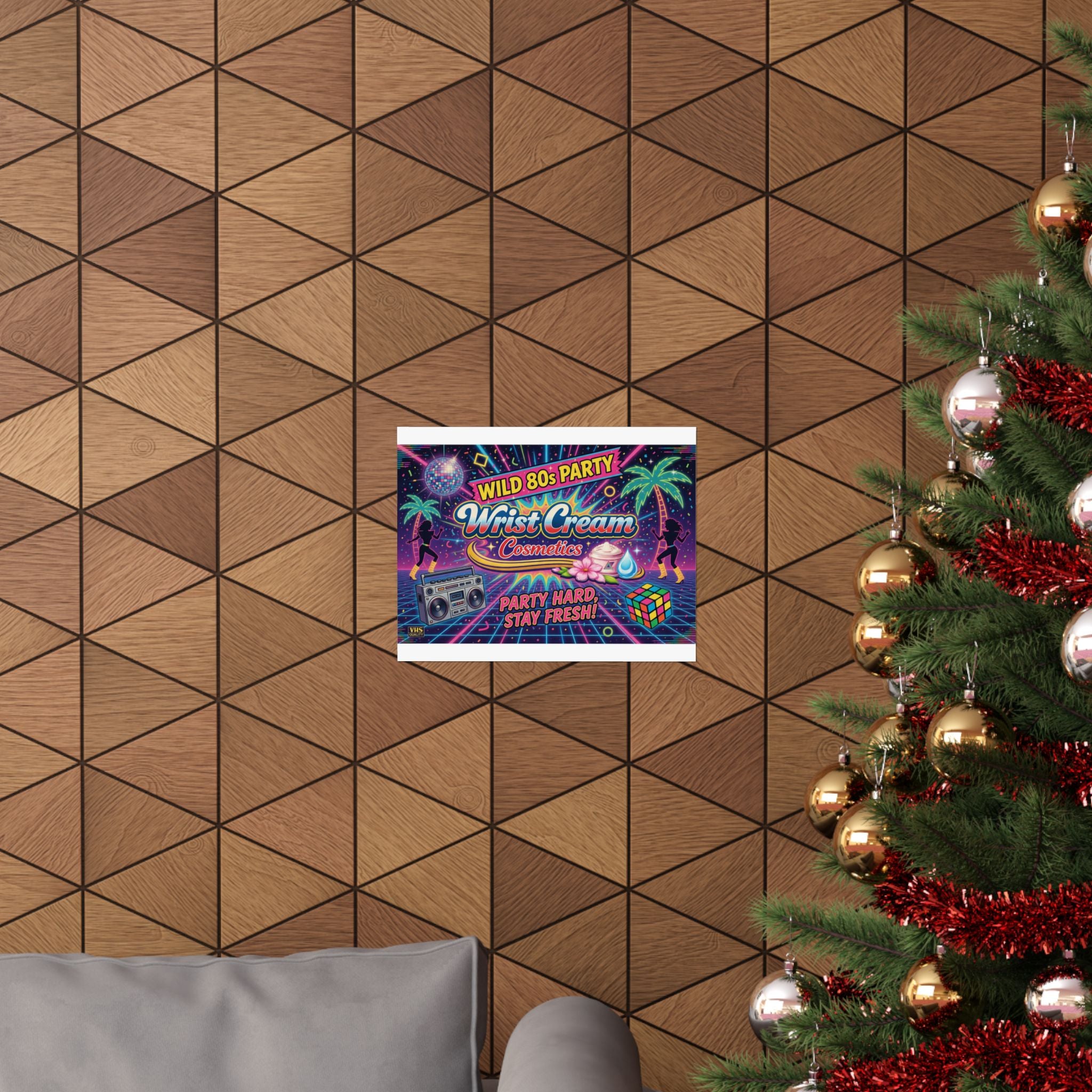 WristCream™ Wild 80s Party Poster