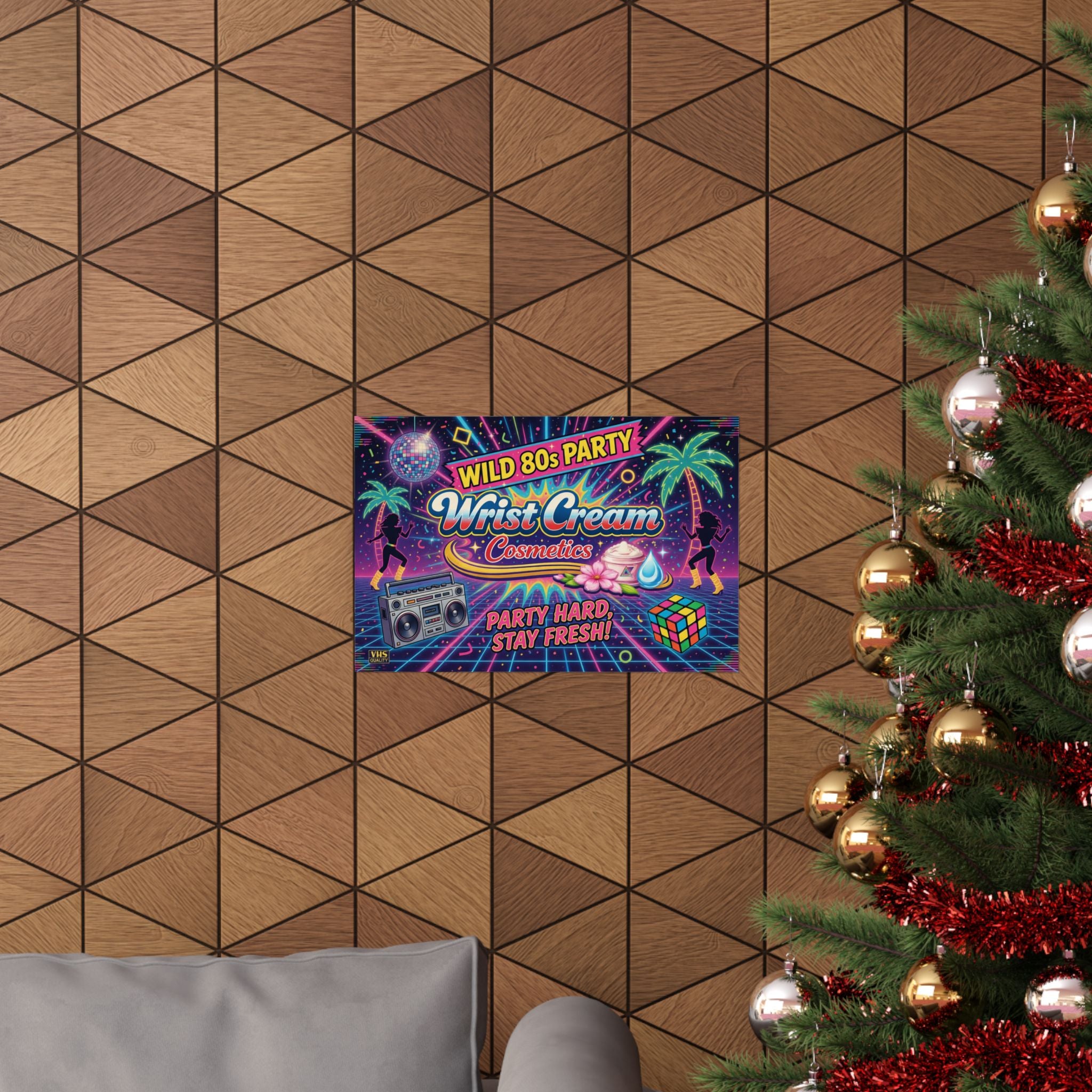 WristCream™ Wild 80s Party Poster