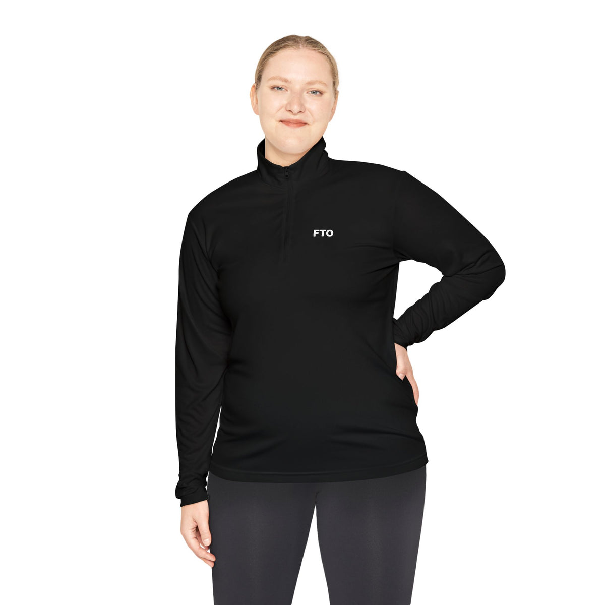 FTOPS Quarter-Zip — Black