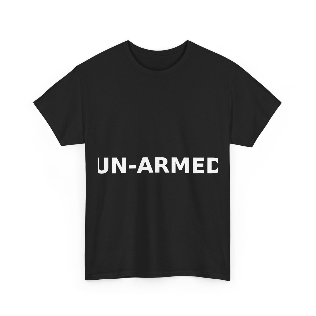 UN-ARMED Tee — Black