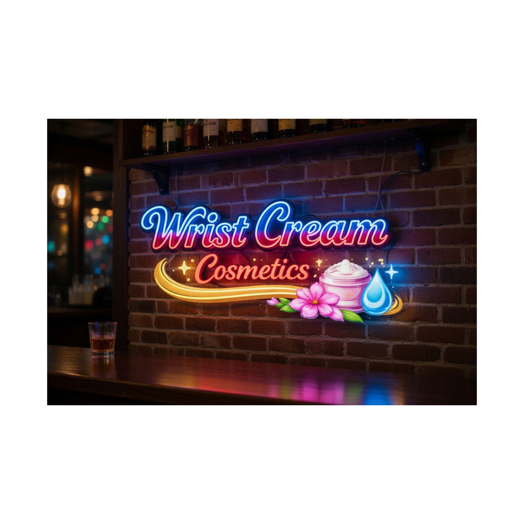 WristCream™ Neon Bar Sign Poster