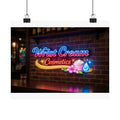 WristCream™ Neon Bar Sign Poster