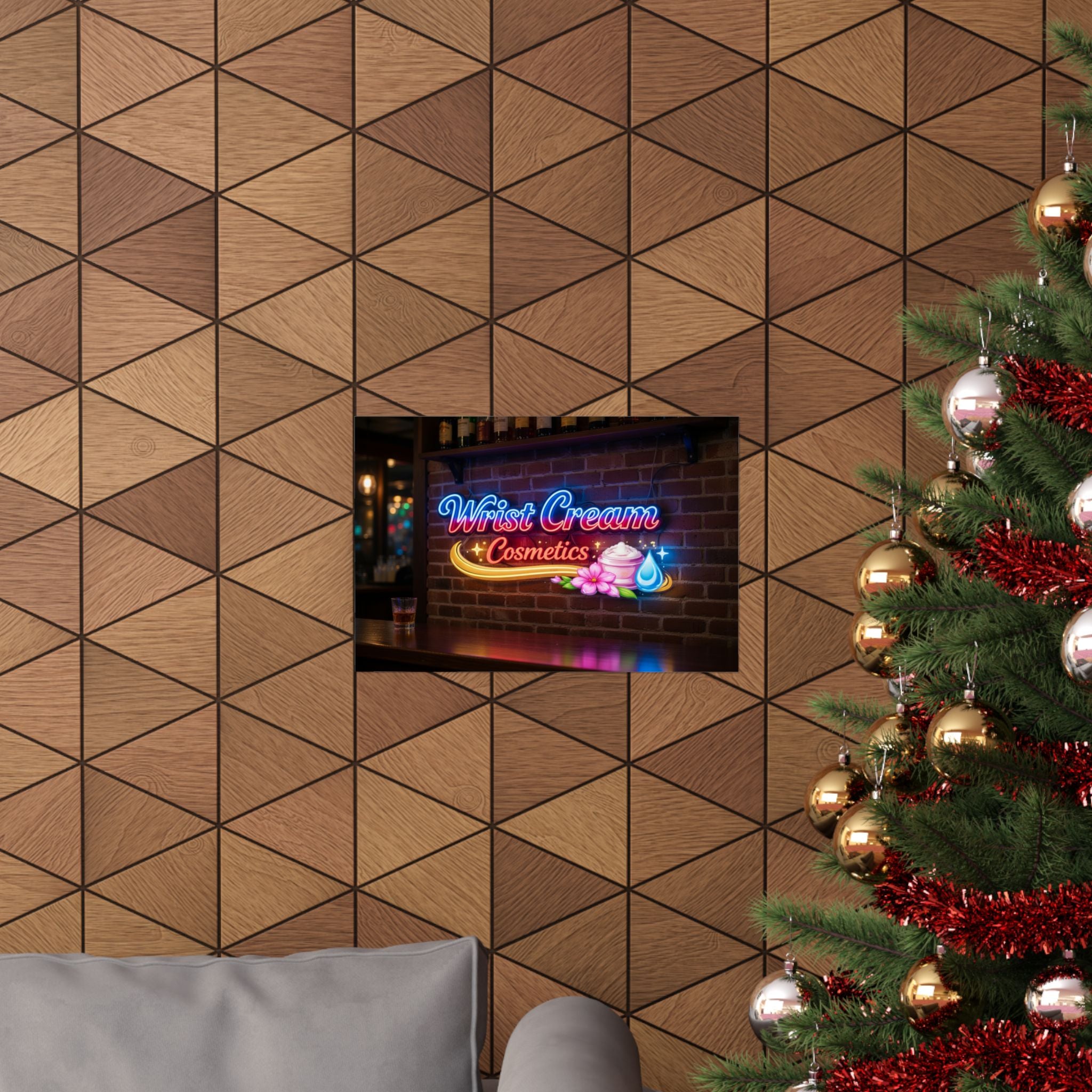 WristCream™ Neon Bar Sign Poster
