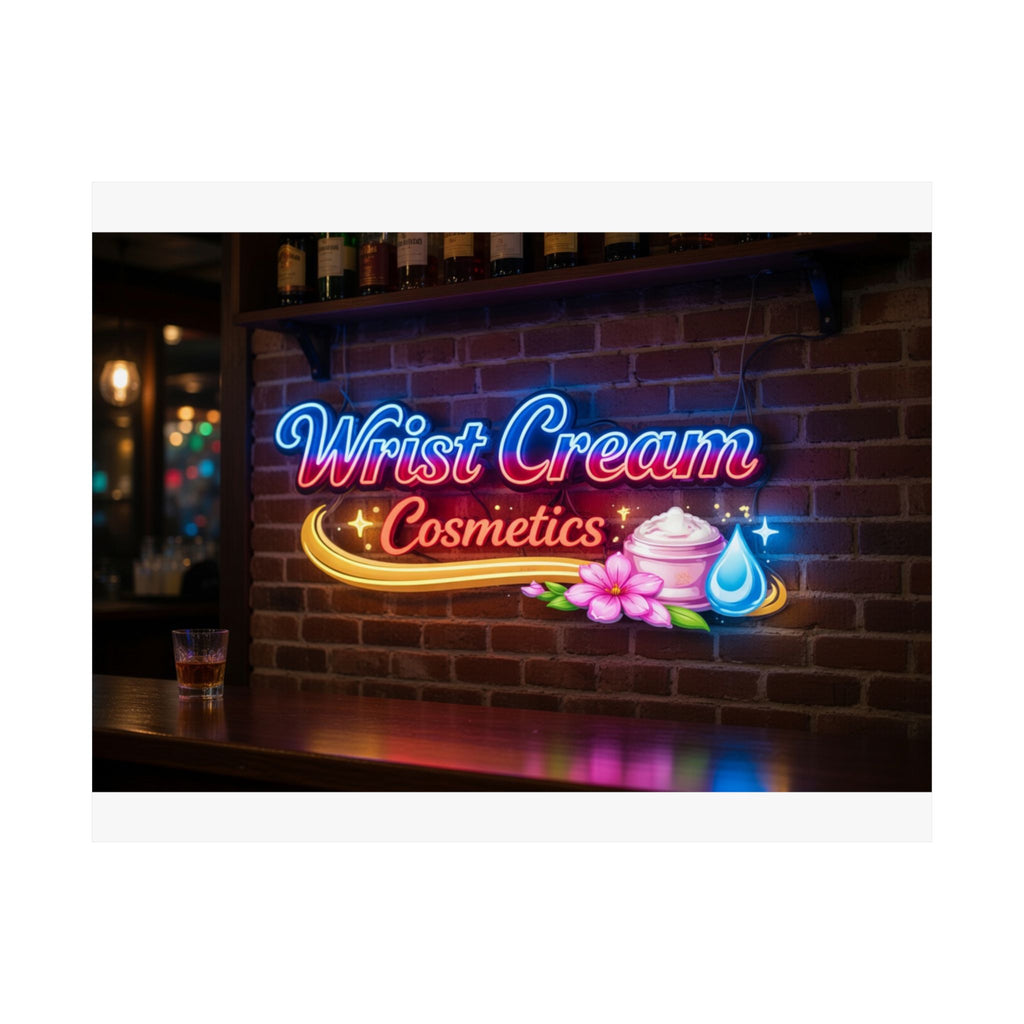 WristCream™ Neon Bar Sign Poster